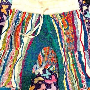 classic coogi knit shorts og biggie colors